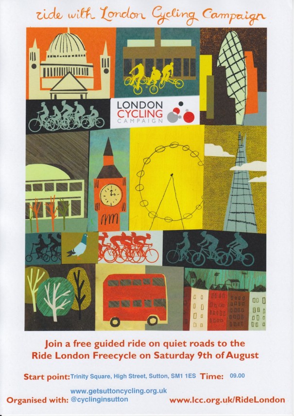 Guided ride to Freecycle poster