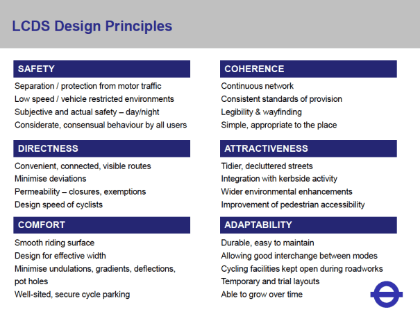 LCDS Design Principles. Detail from a presentation by Brian Deegan, 21 November 2013