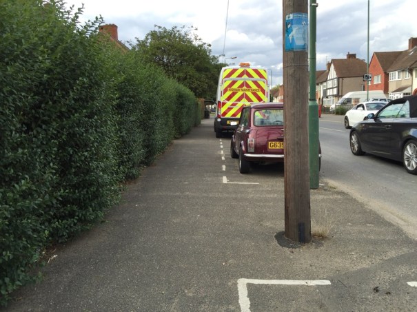 Figure 5: Green Wrythe Lane, west side, looking north