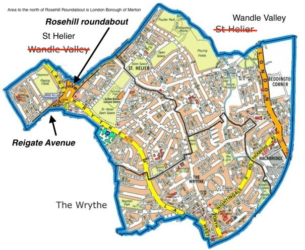 StHelierSaysNoToCycling_Screenshot_StHelierTheWrytheAndWandleValleyMap_MarkedUp