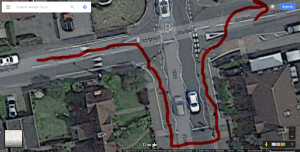 Sandy Lane North-plough lane -the chase junction