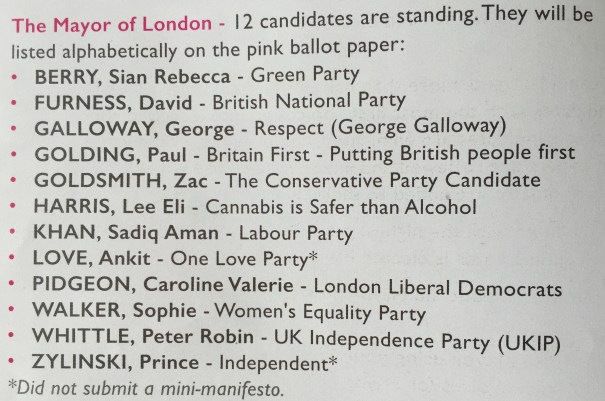 MayoralCandidatesOnCycling_LondonElects