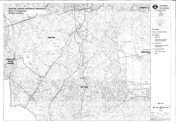 suttonsfirstproposedquietway_20160516_morden-to-sutton-route