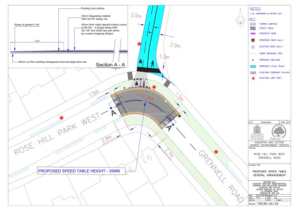 Cycleway_StHelierSection_GrennellRoadSpeedTable