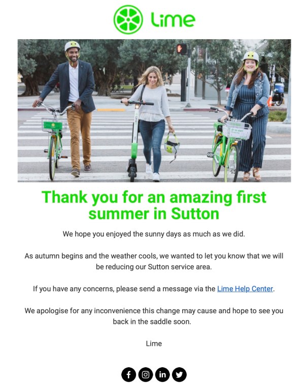 SuttonCycleForumSeptember2019_LimeReducingServiceArea