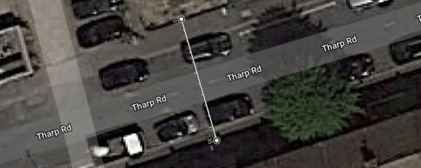 SuttonCycleForumDecember2019_GoogleSatellite_TharpRoad